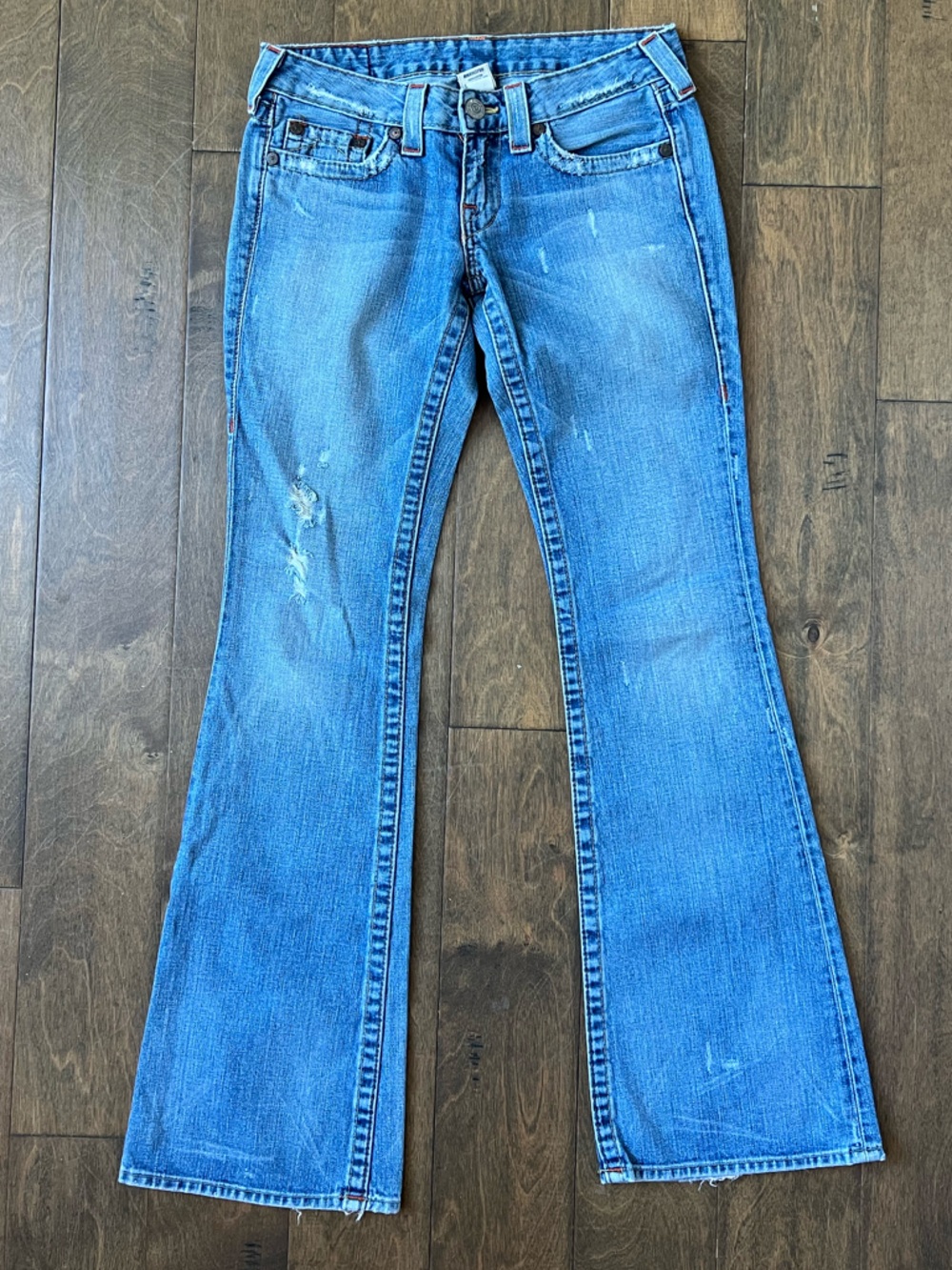 True Religion Women's Blue Boot Cut Jeans